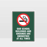 Custom Signs Personalized,Prohibition School Grounds Smokefree Sign